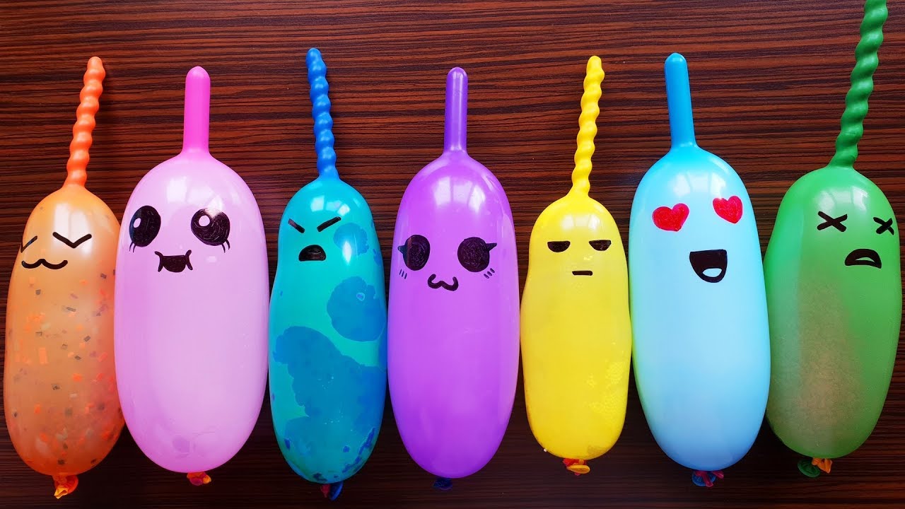 Making Slime With Funny Balloons - Kawaii Fluffy #satisfying #slimeasmr #slimevideos
