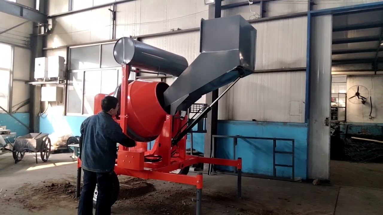self loading concrete mixer