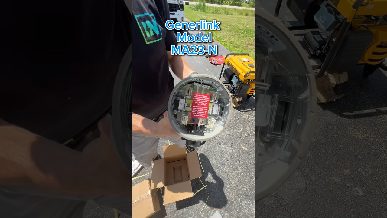 Game-Changer for Portable Generators! GenerLink 30 Amp Transfer Switch Install #generator #prepping