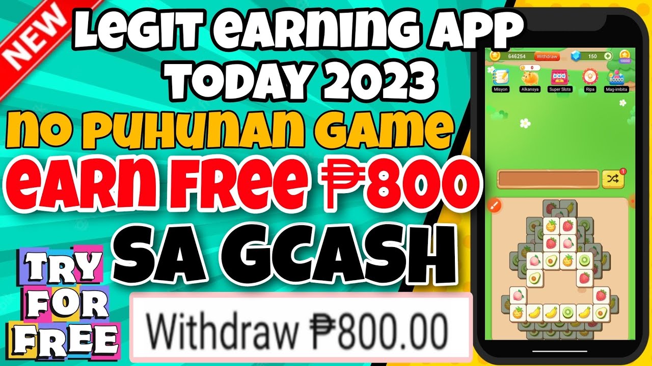 NEW LEGIT EARNING APP TODAY 2023: EARN FREE ₱800 SA GCASH SA PLAY TO EARN NA MERGE FRUITS!