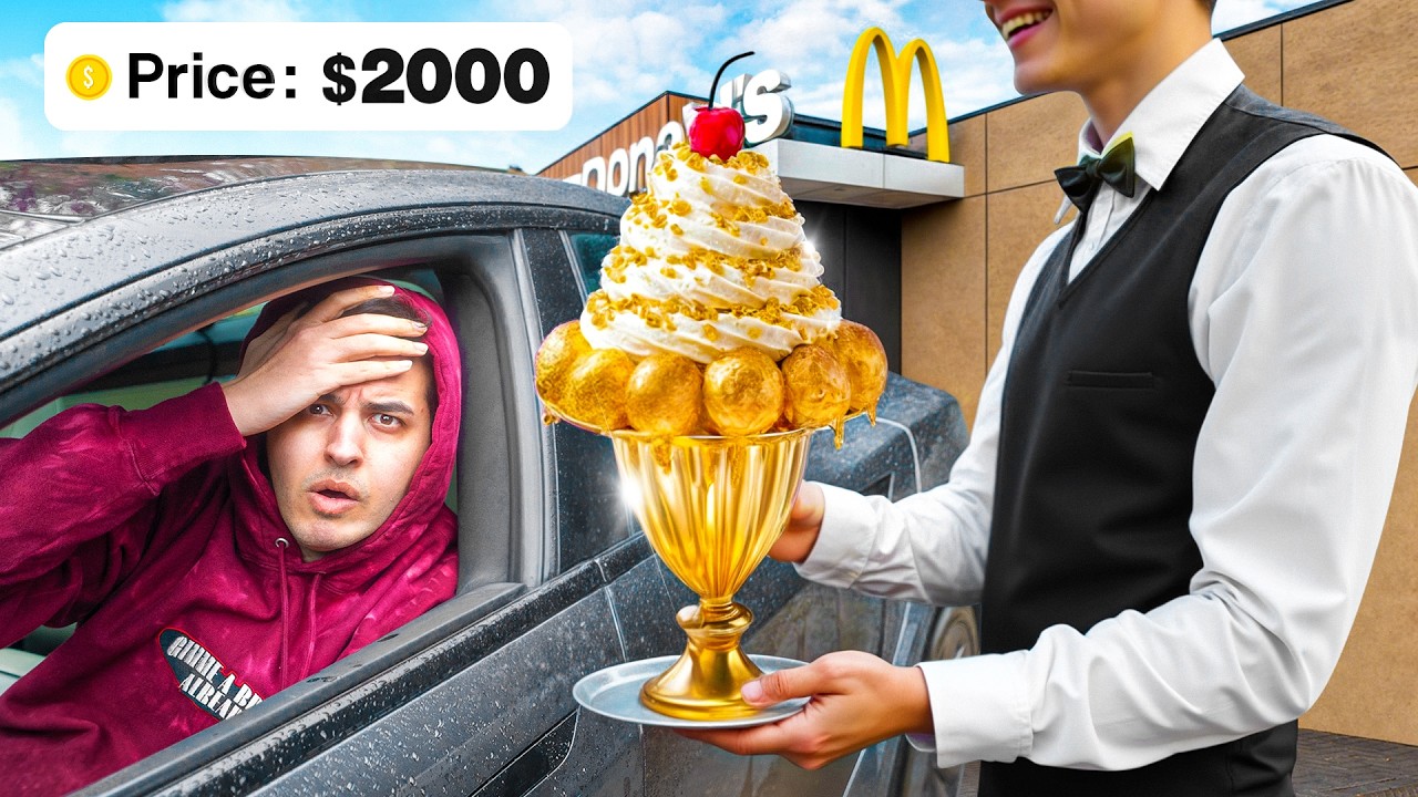 گرون ترین آیتم هر فست فود رو تست کردیم 😂 Most Expensive Drive Thru Items