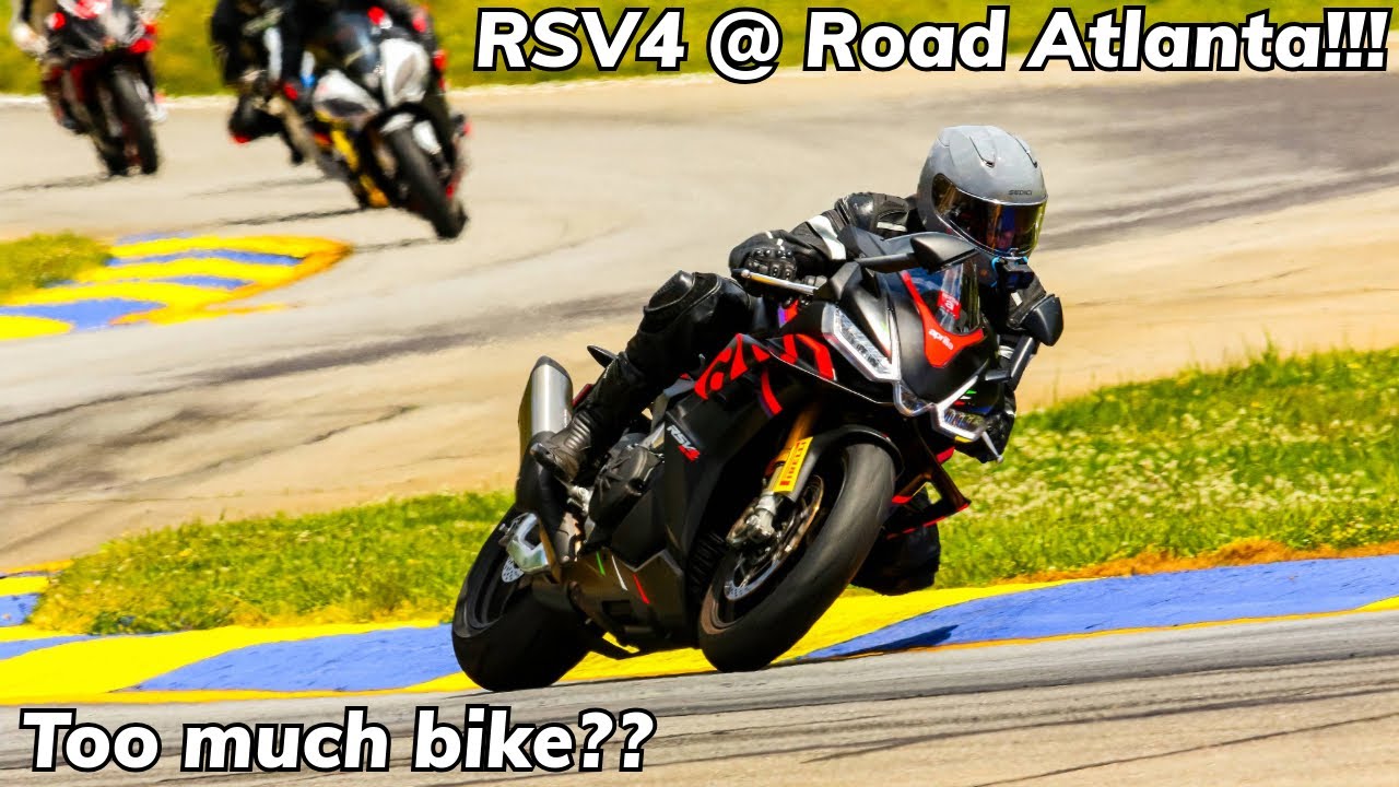 Do you REALLY need a 1000 on track? | POV RSV4 at Road Atlanta