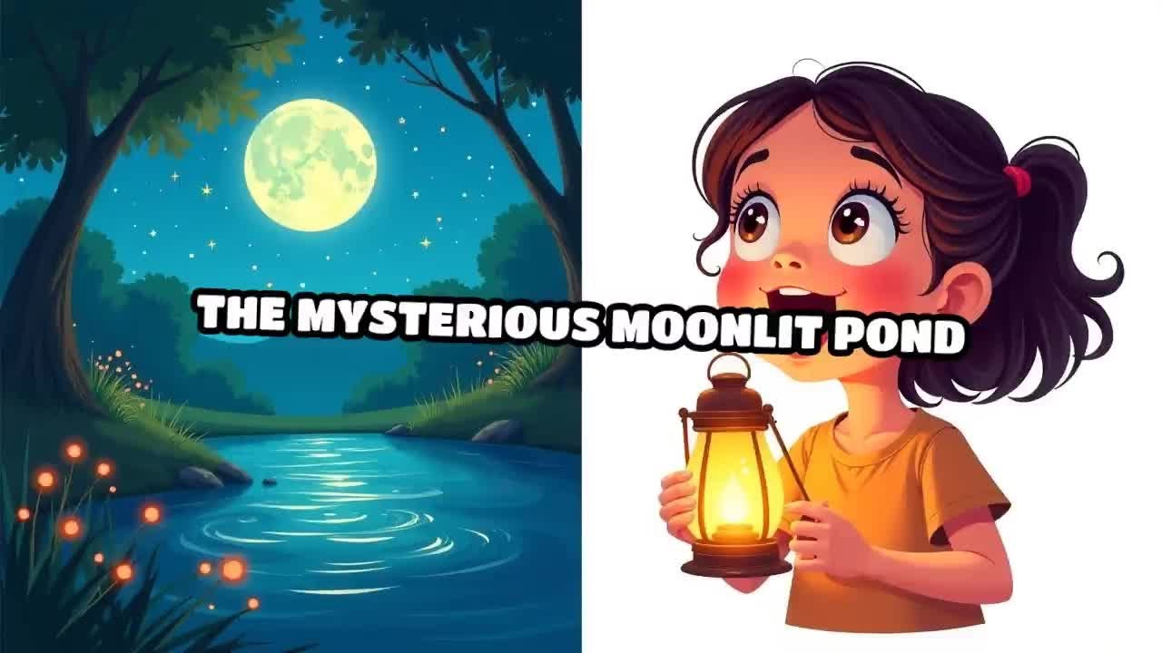 The Mysterious Moonlit Pond