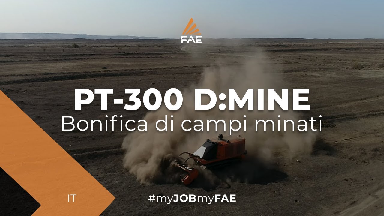 Veicolo Cingolato Radiocomandato per la bonifica di campi minati