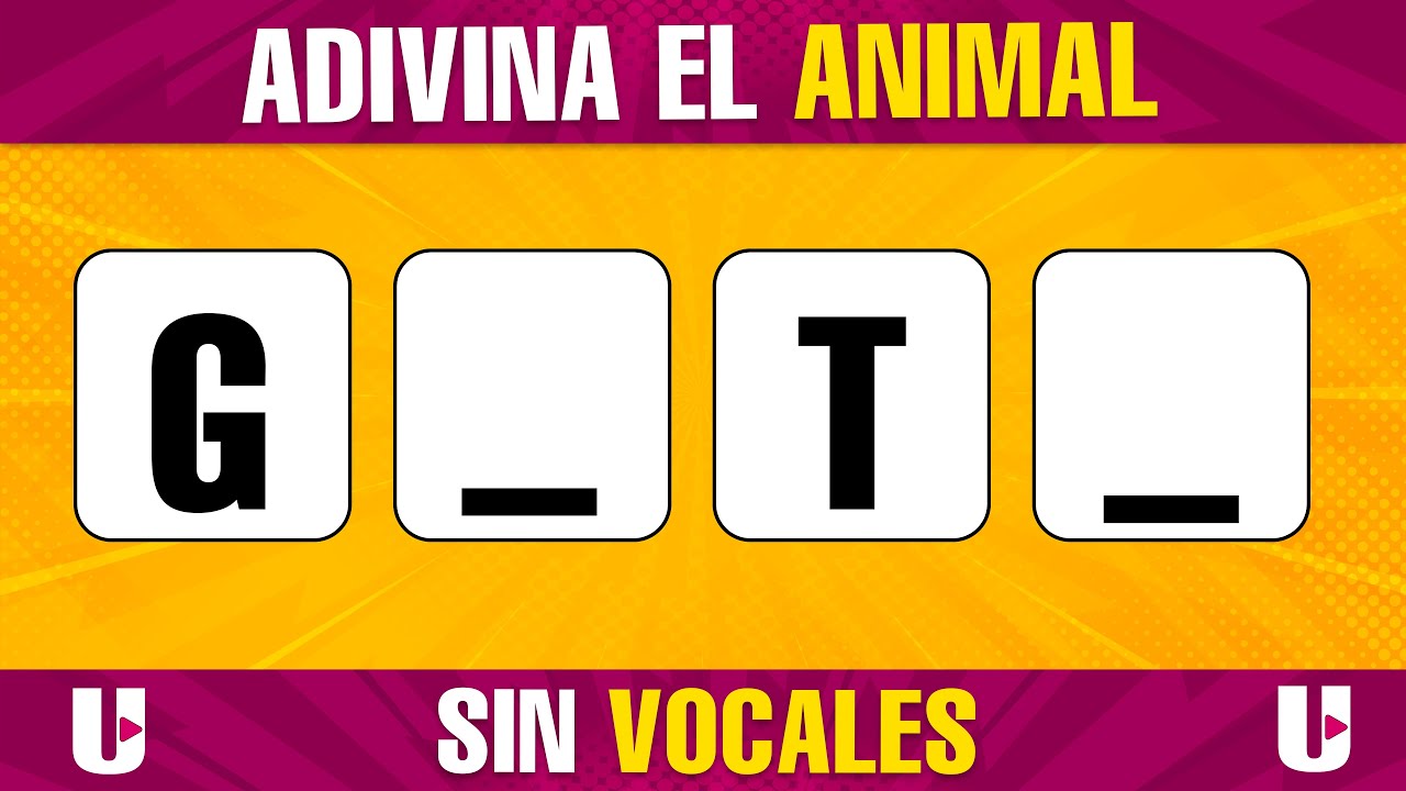 ✅ ADIVINA EL ANIMAL 🦁✅ Nivel Fácil 😀