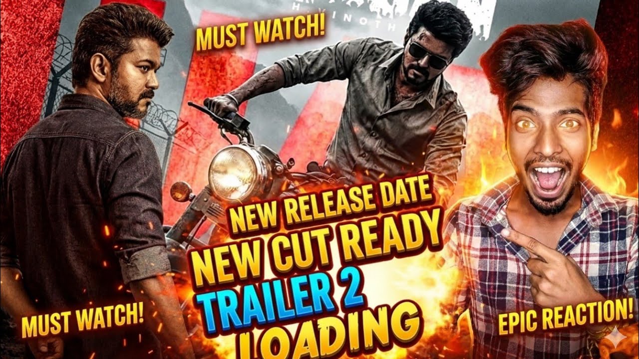 Jana Nayagan New Cut Ready🔥: Worldwide Release Confirmed By Makers🤞🏻| Hindi Dubbing & Trailer 2 Soon