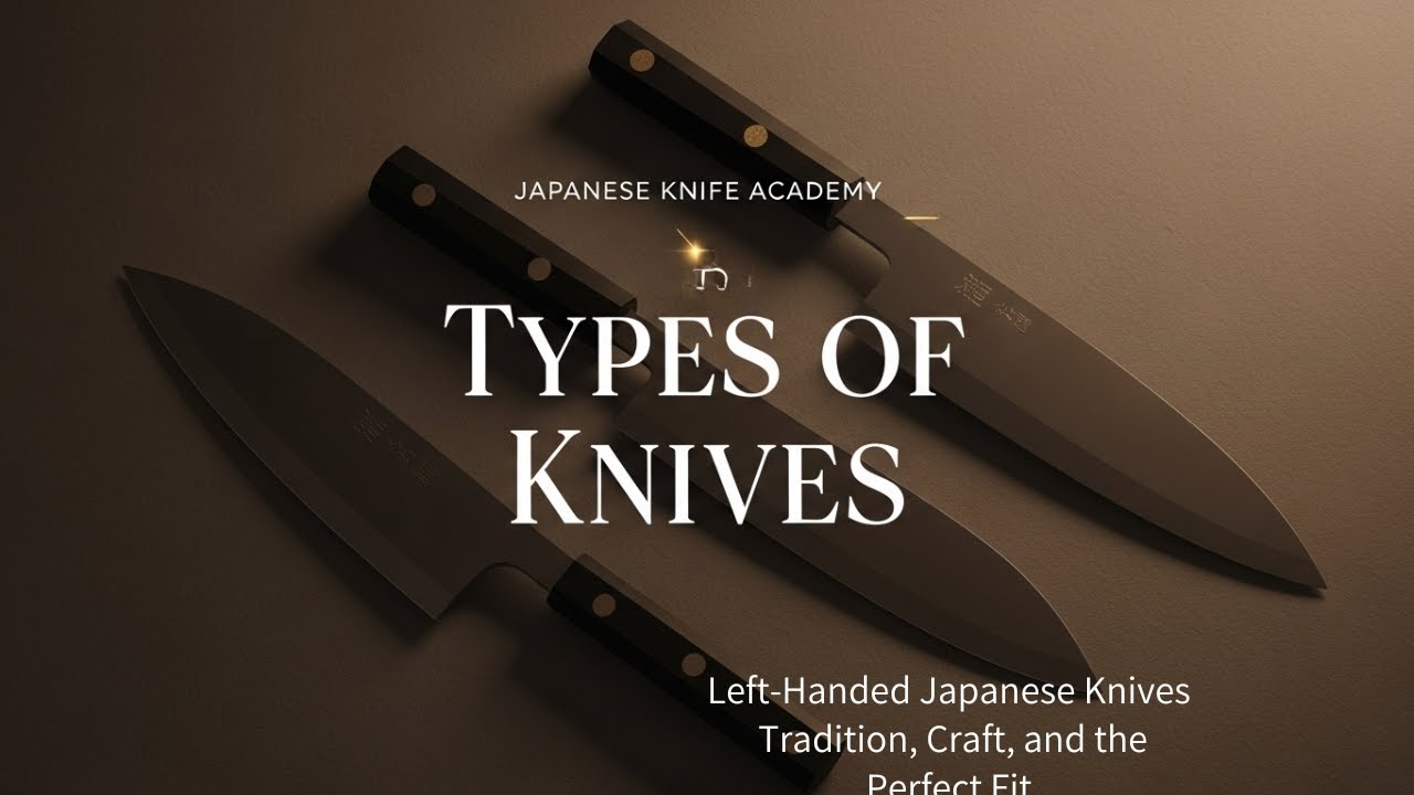 Left-Handed Japanese Knives: Tradition, Craft, and the Perfect Fit