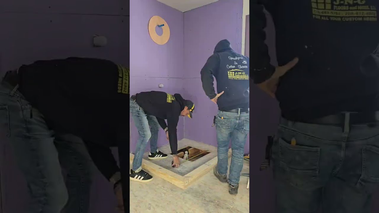 Master bathroom renovation from start to finish. #diy #custom #construction 