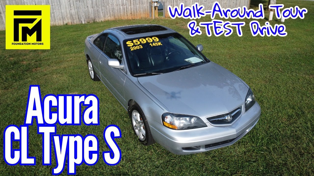 4K!!! 2003 Acura CL Type S, Walk-Around & Test Drive 4K!!!