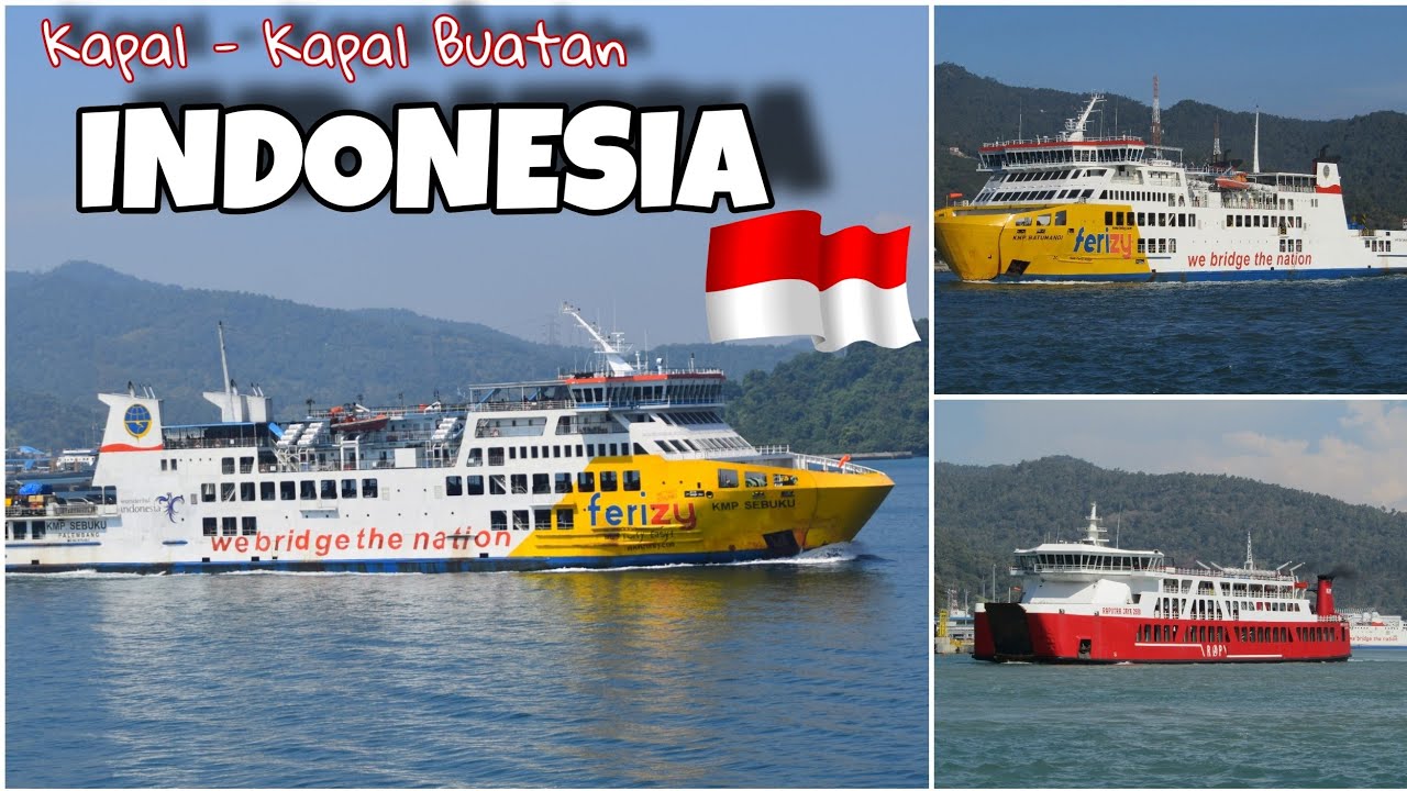 KUMPULAN KAPAL KAPAL BUATAN INDONESIA 🇮🇩 di PELABUHAN MERAK