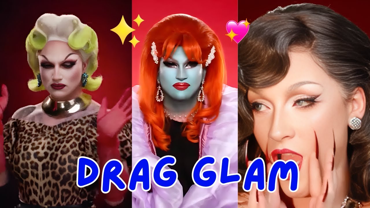 DRAG the GLAM ✨ Stunning Processes of Drag Makeover 💙 Boys Do It Too 😎 | Beauty Studio