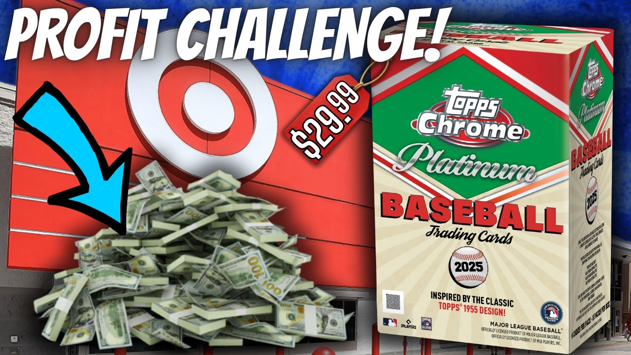 💥HIT MY TOP CHASE!💥 2025 TOPPS CHROME PLATINUM PROFIT CHALLENGE! VALUE BLASTER BOX OPENING! 3 BOXES!