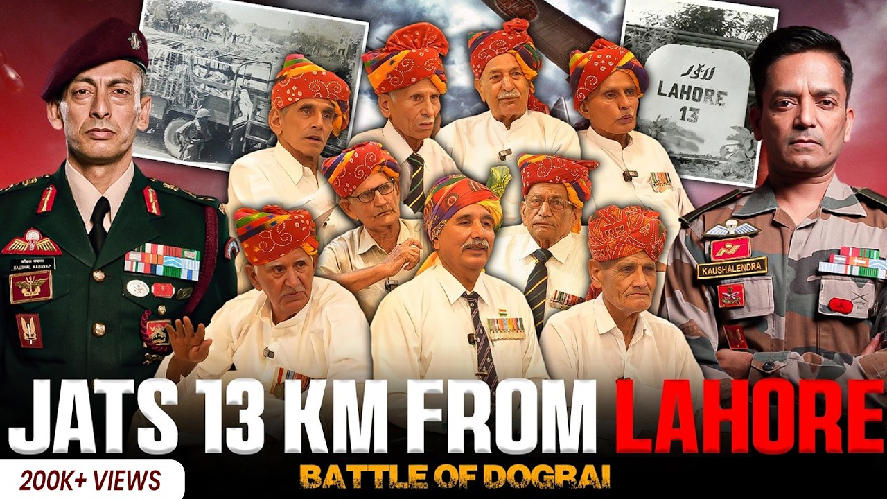 Battle of Dograi | 3 JAT’s Historic Victory Just 13 KM from Lahore | 1965 Indo-Pak War