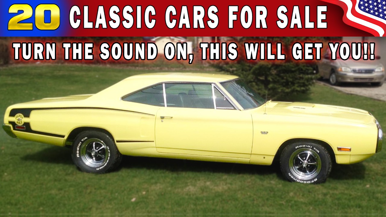 OMG! 20 Classic Cars for Sale CHEAP You WON'T Believe  !!  PRICES
