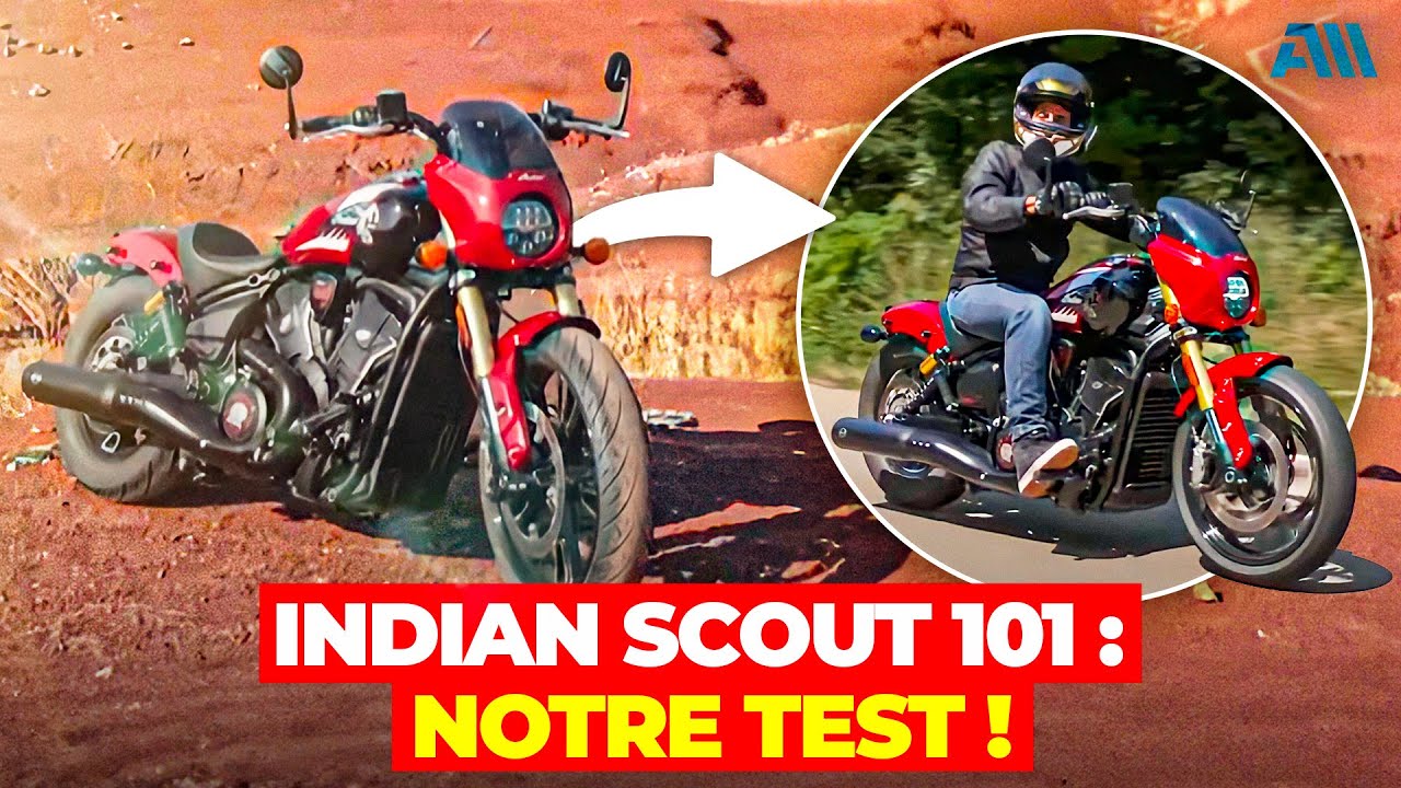 On TESTE l’Indian Scout 101 : le 1er Cruiser Américain SPORTIF ?