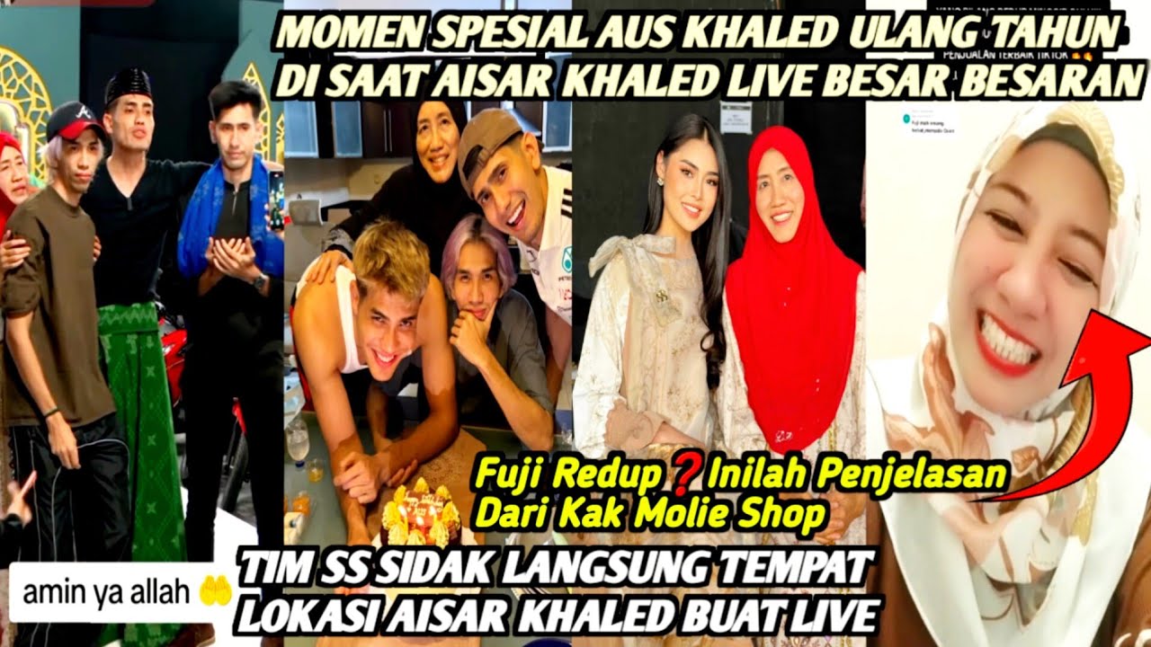 SPESIAL MOMEN❗AISAR KHALED & SEMUA TIM MERAYAKAN ULANG TAHUNNYA AUS DI LOKASI LIVE❗FUJI SUDAH REDUP❓