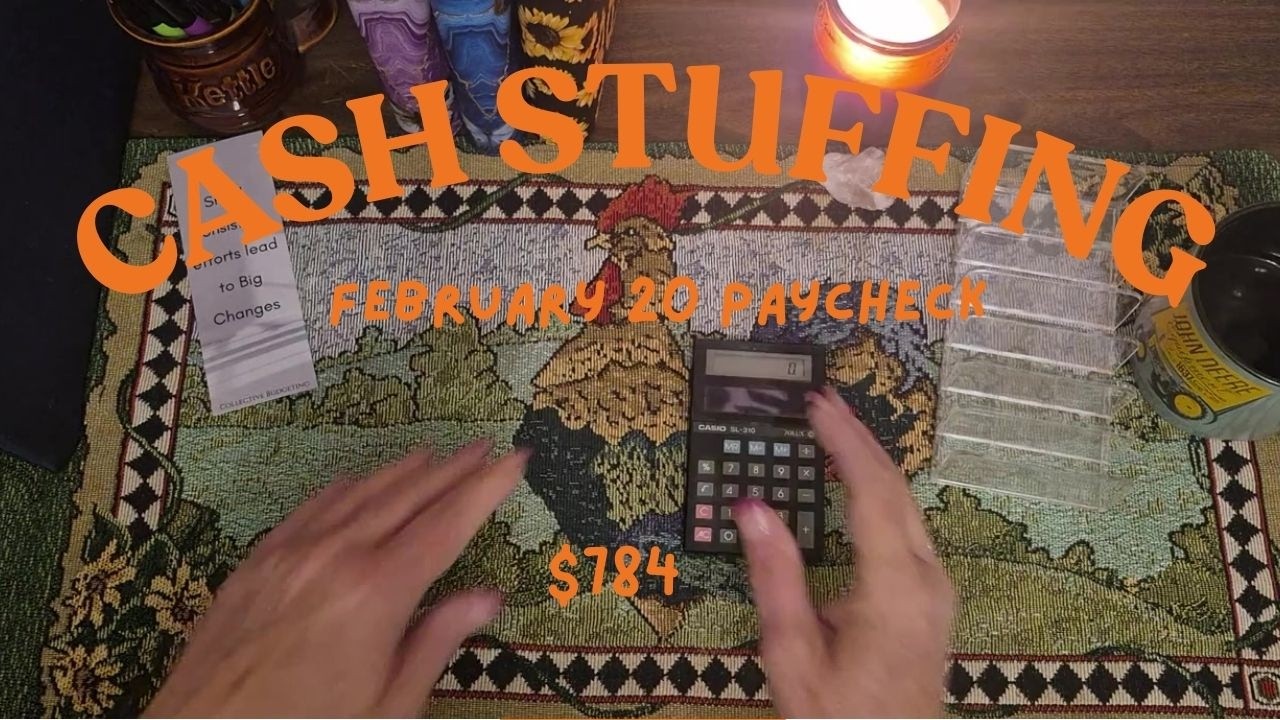 $784 Cash Envelope Stuffing | Last February Paycheck | Mini Sneak Peek
