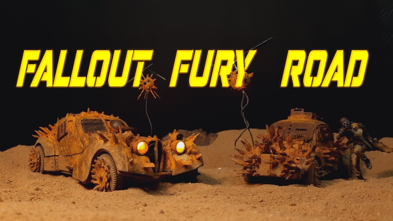 How to make MAD MAX Miniature cars for FALLOUT from trash