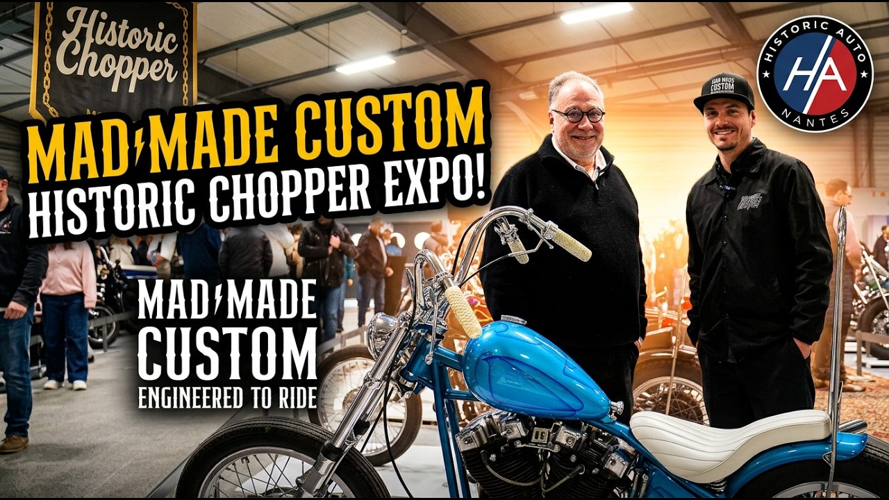 Mad Made Custom expo historic Chopper à Historic Auto !