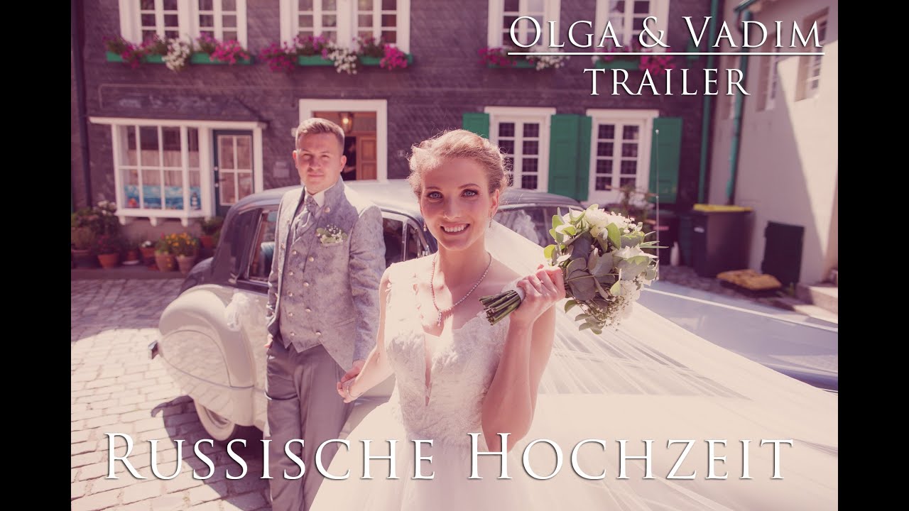 Russische Hochzeit in Remscheid und Fotoshooting in Schloss Burg Solingen
