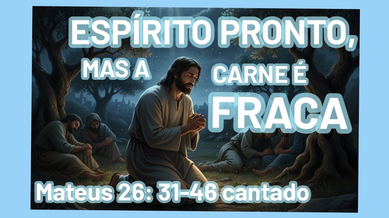 A agonia de Jesus, Pedro o renega. Mateus 26: 31-46 cantado.