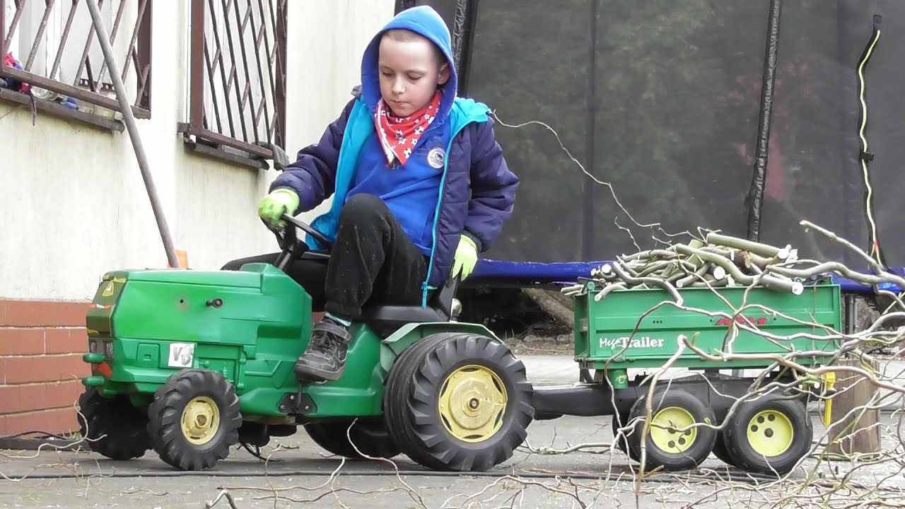 Chwytak do drewna Rolly Toys. Ucinamy gałęzie, wiosenne prace w ogrodzie