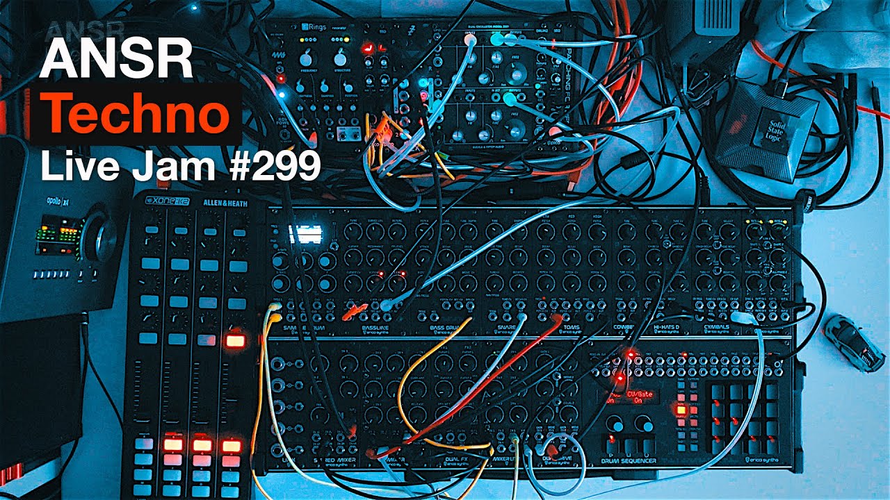 Techno Live Jam - 299 with Techno System + Eurorack Modular