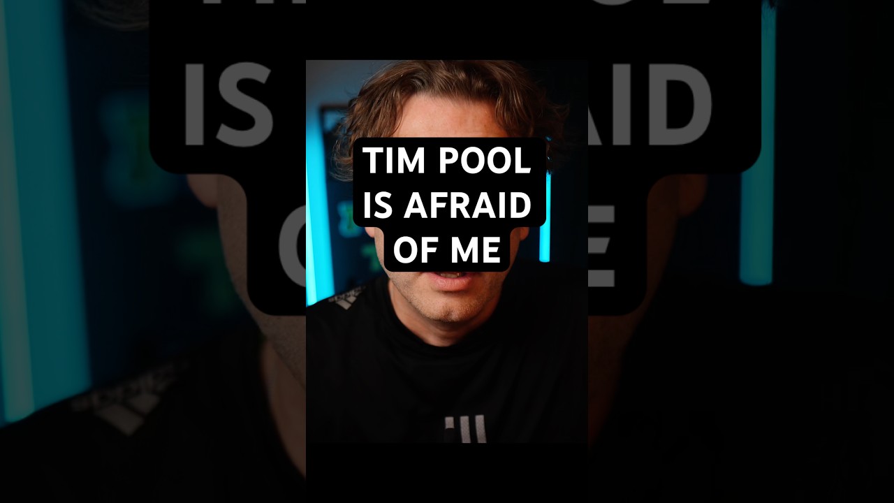 Tim Pool is afraid of me