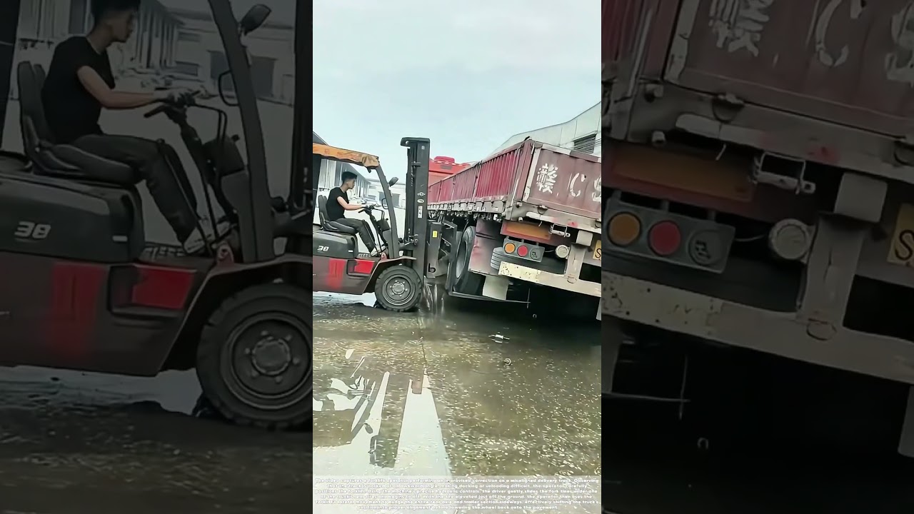 Realigning the Rig: The Forklift's Unconventional Adjustment