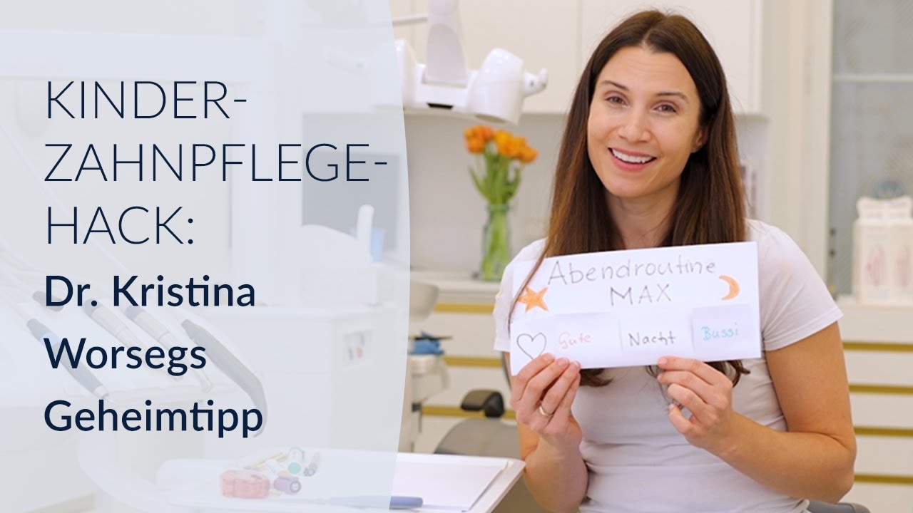 Kinderzahnpflege-Hack: Dr. Kristina Worsegs Geheimtipp für motivierte Zahnpflege-Champions!