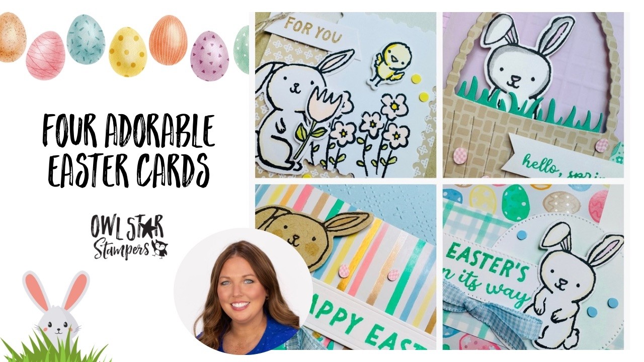 Make 4 Cute Stampin&rsquo; Up! Easter Cards With Me