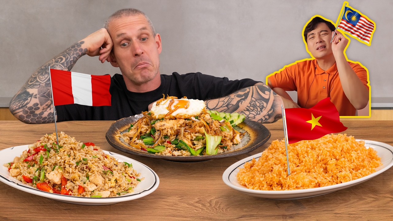 I Cooked Fried Rice from Malaysia, Peru, and Vietnam
