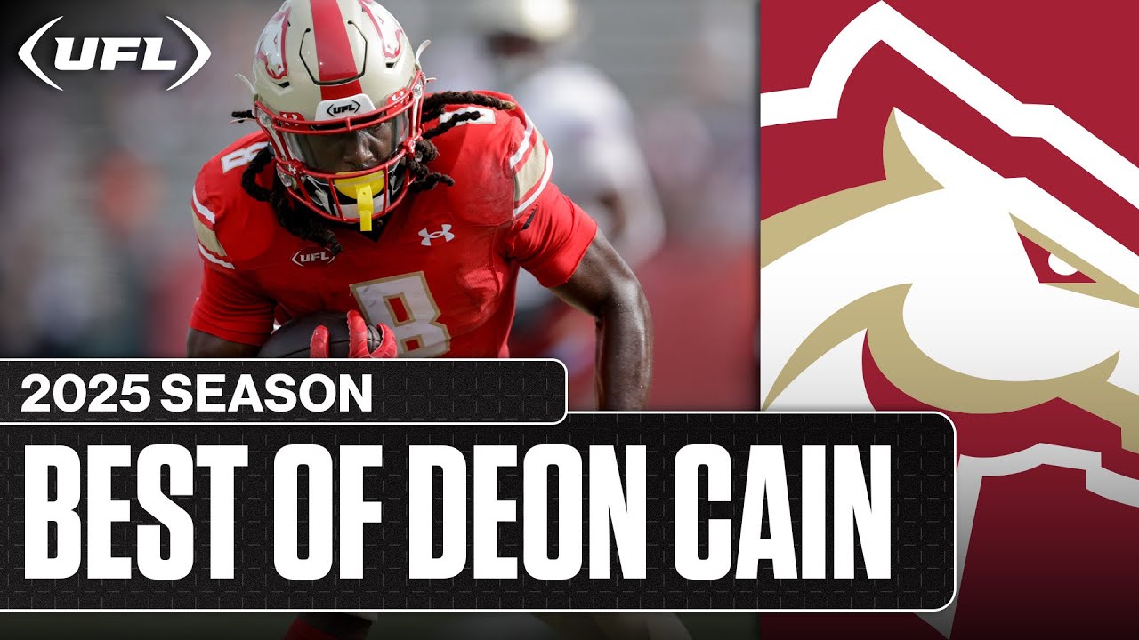 Best of Birmingham Stallions WR Deon Cain in 2025 | United Football League