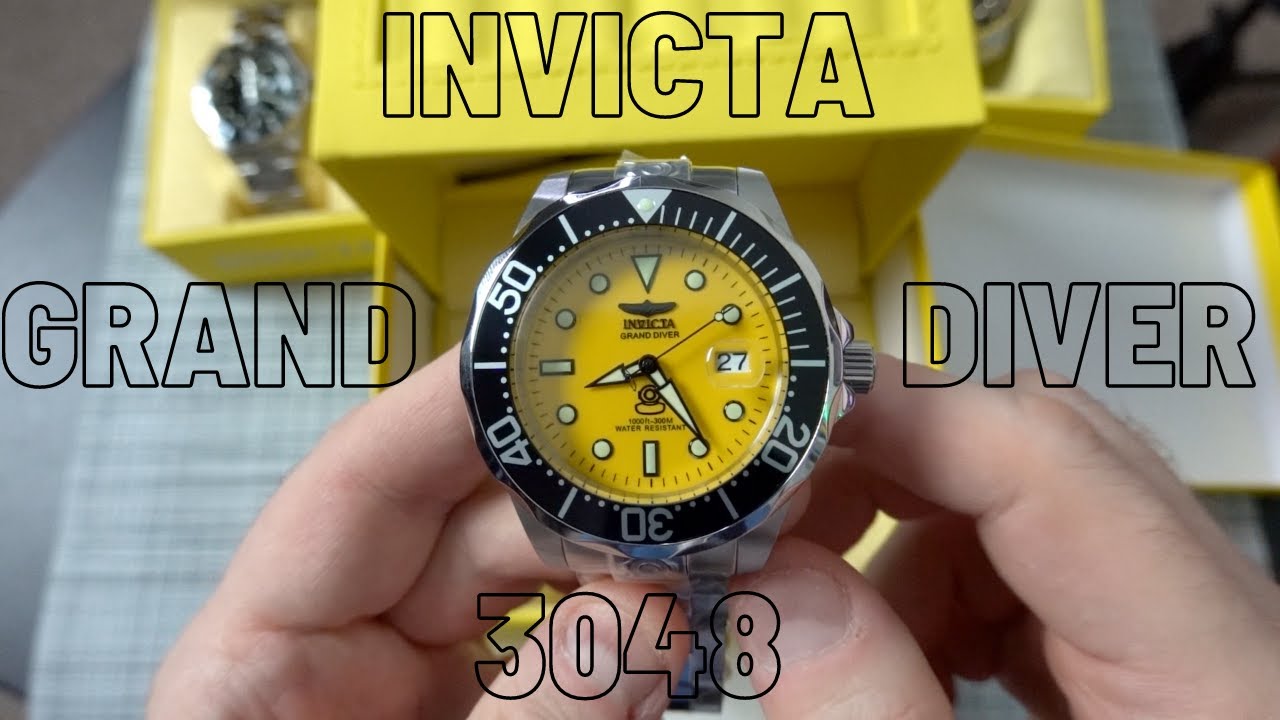 Invicta Pro Diver - Grand Diver 3048 - l'homage Rolex Submariner da 47mm a meno di 120 euro