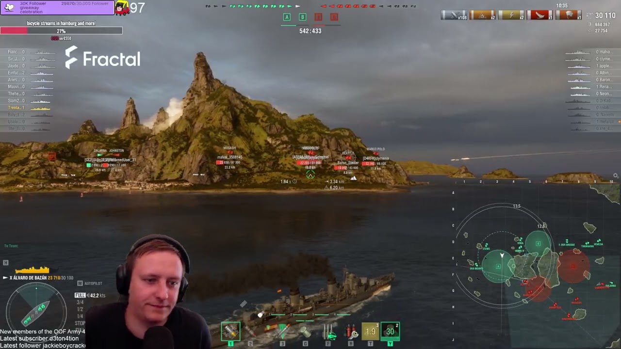 Alvaro de Bazan - suprisingly good after all the buffs