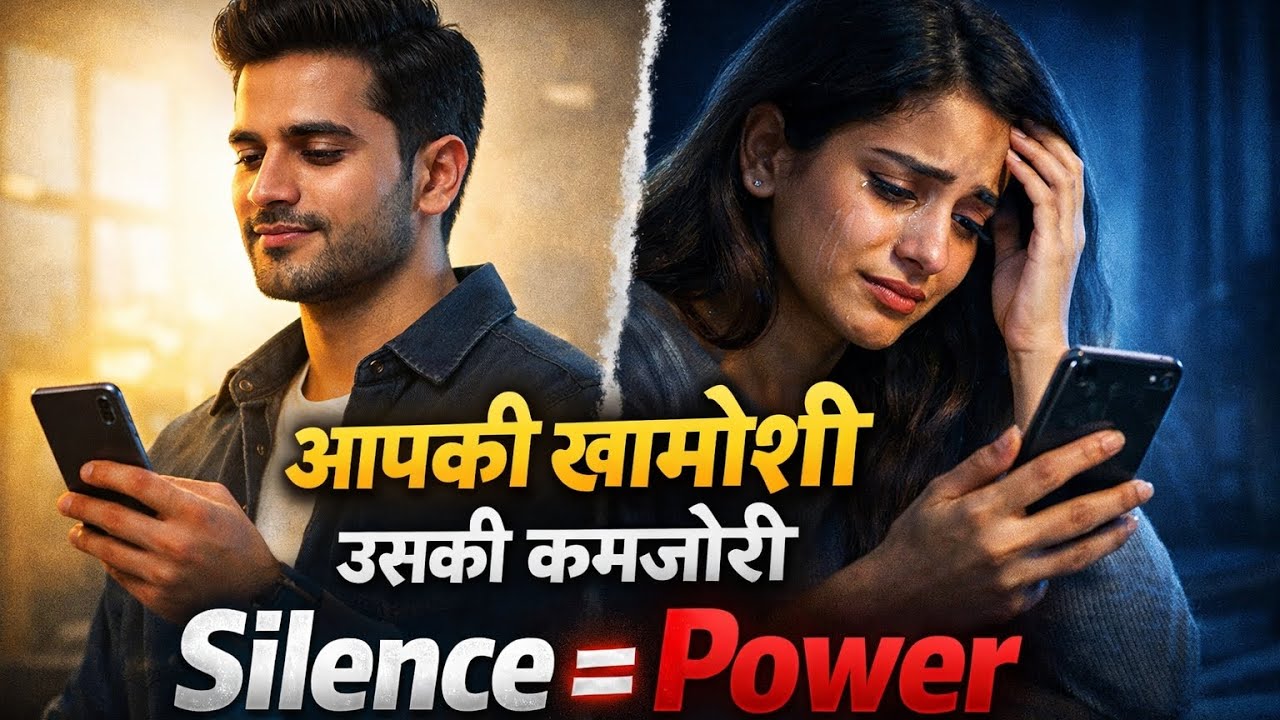 🤗 बस बात करना बंद कर दो… सामने वाला खुद तड़पने लगेगा | Silence Psychology 😎