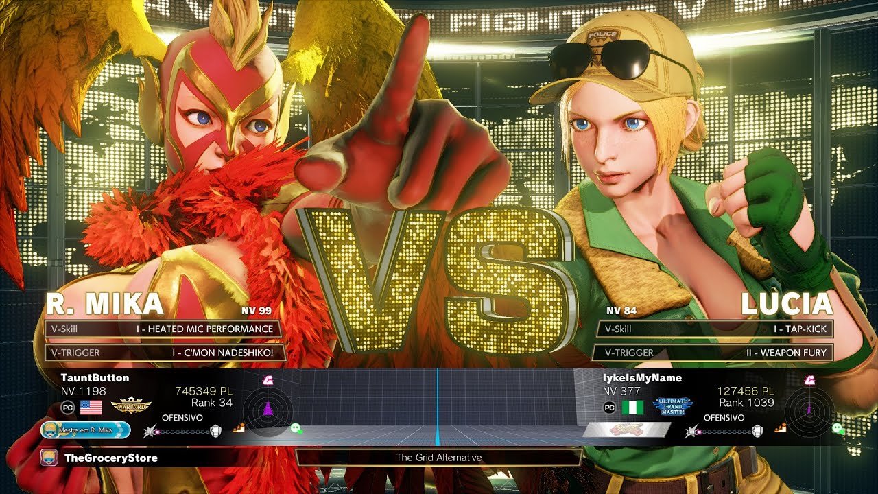SFV Champion Edition 🔥 TauntButton (R. MIKA) Vs IykelsMyName (LUCIA) 🔥 Online Match's 05-26-2023