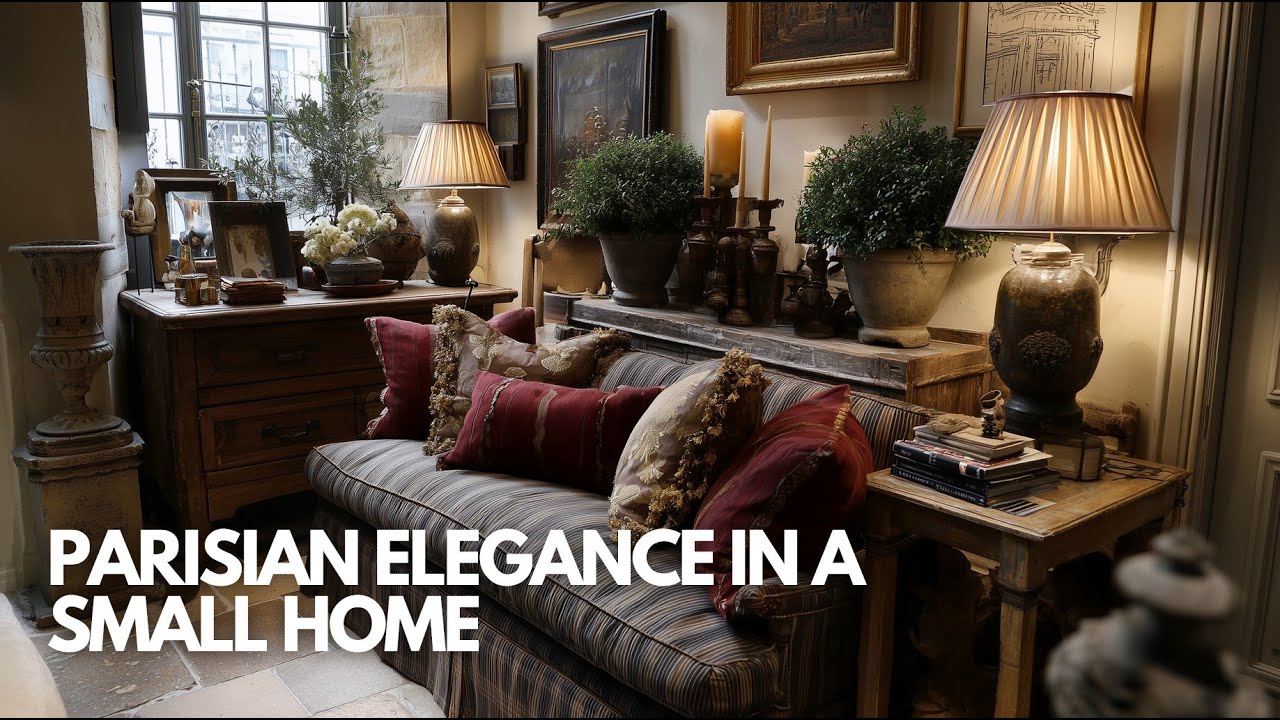 Parisian Elegance in a Small Home: Make Every Inch Feel Luxurious and Chic
