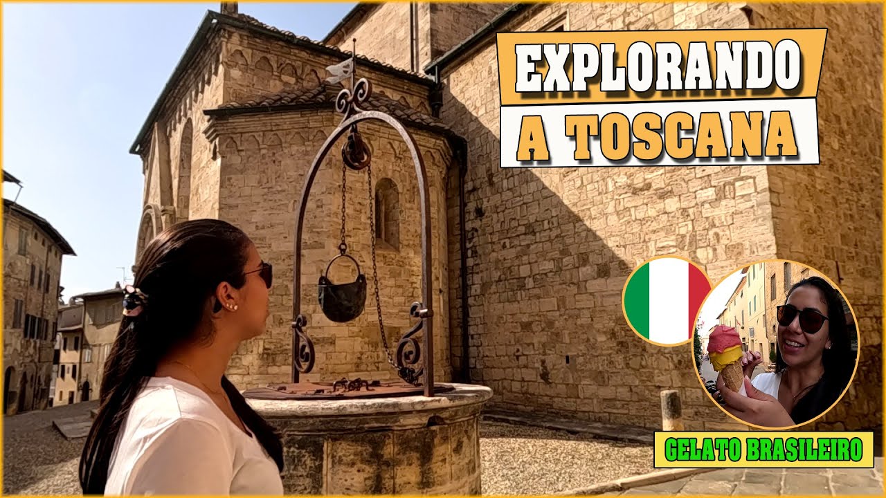 ENCONTRAMOS O GELATO DO BRASIL NO INTERIOR DA TOSCANA 🍦 | 🇮🇹