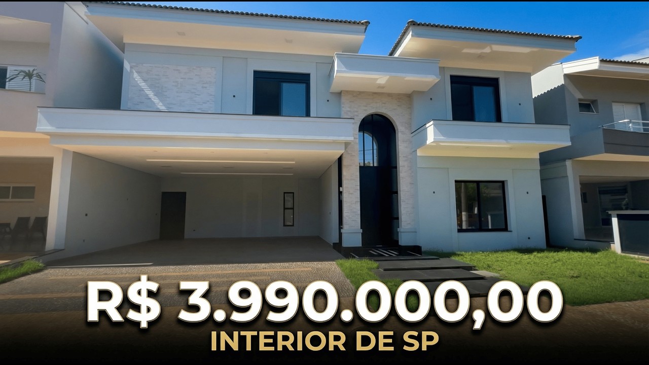 CASA ALTO PADRÃO DE R$ 3.990.000,00 - INTERIOR DE SP
