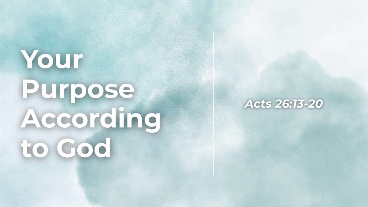 Your Purpose According to God | 260125|  Sunday A.M. | Pastor Eric leveille