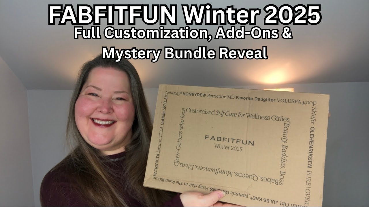 Fabfitfun Unboxing Winter 2025 / Загадочный набор и множество дополнений