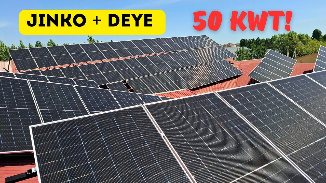 UYGA 50 KWT QUYOSH PANELI OʻRNATDIK!!! #quyosh #paneli #uzintech #Deye #ongrid #jinko