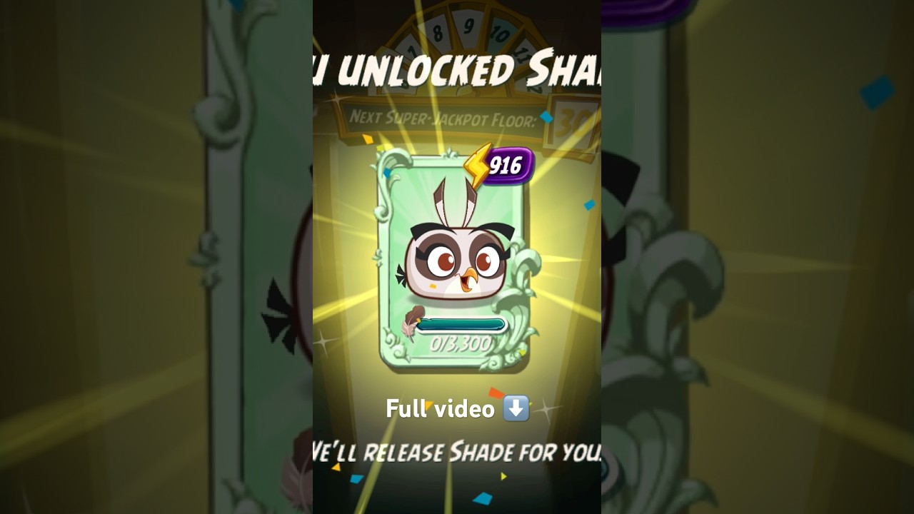 Shade Unlock - Angry Birds 2