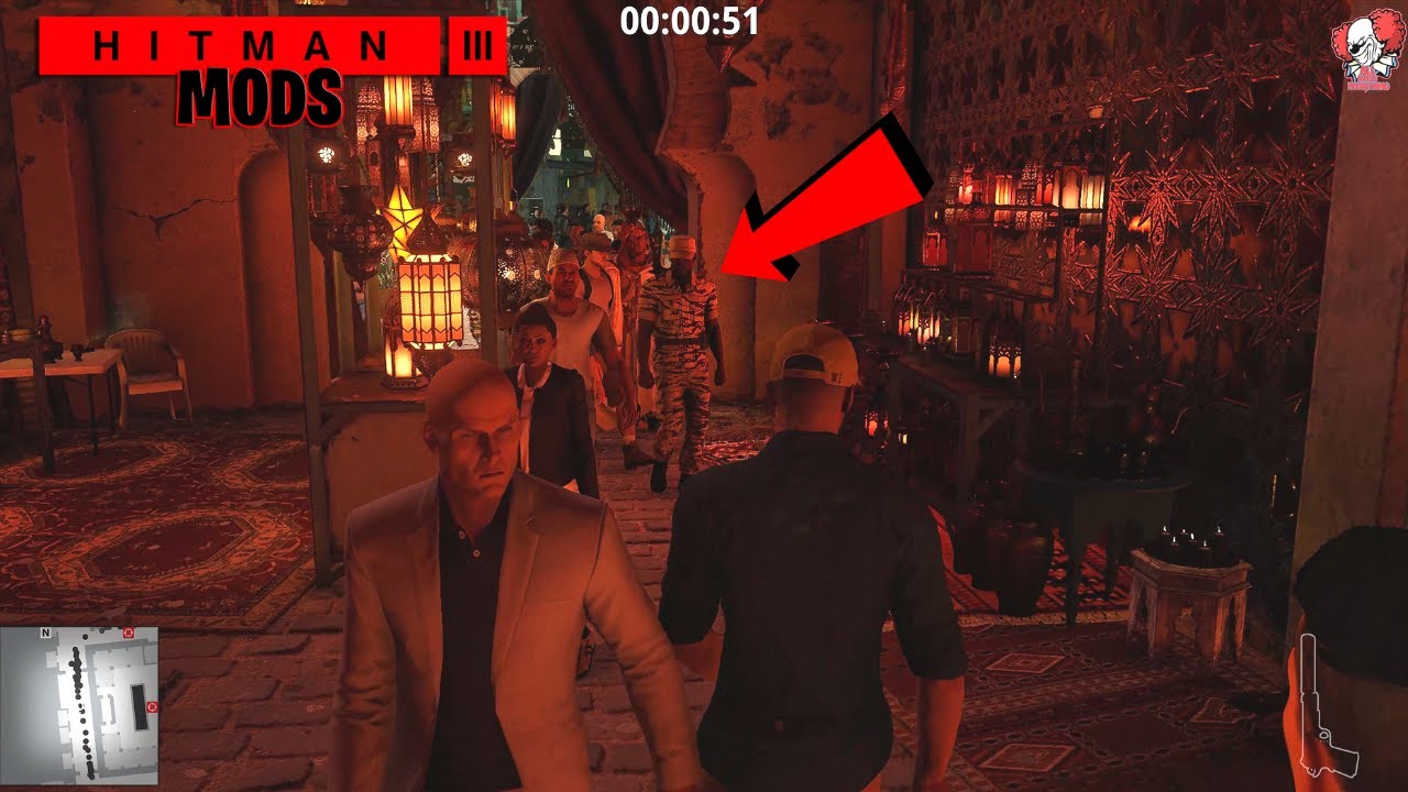 Everyone Follows YOU Mod || Hitman 3 Mods || 2022