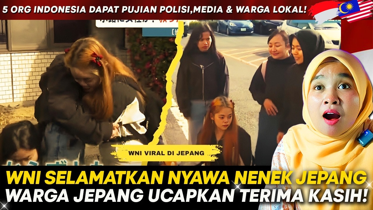 SELAMATKAN NYAWA NENEK JEPANG! 5 Orang Indonesia Dapat Pujian Dari Polisi, Media Dan Warga Lokal