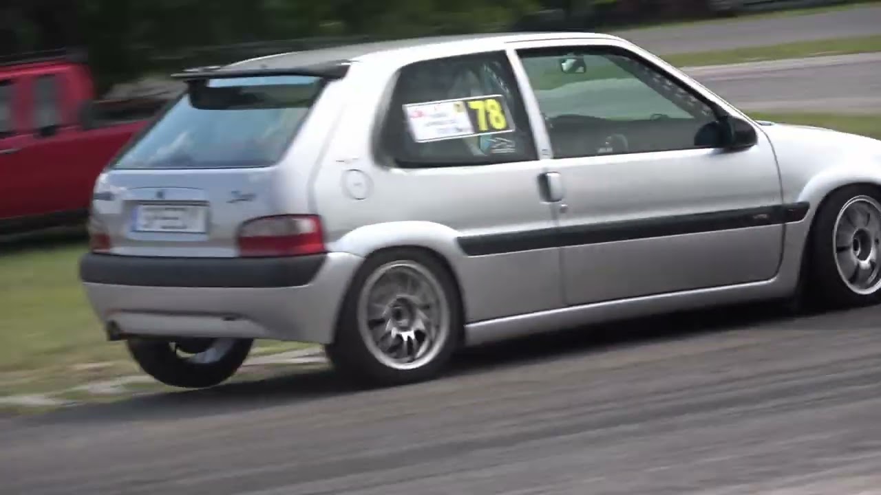 VII SuperOES Kielce 2022 I Citroen Saxo VTS @ Tor Kielce | 1st place in PC Cup | outside cam