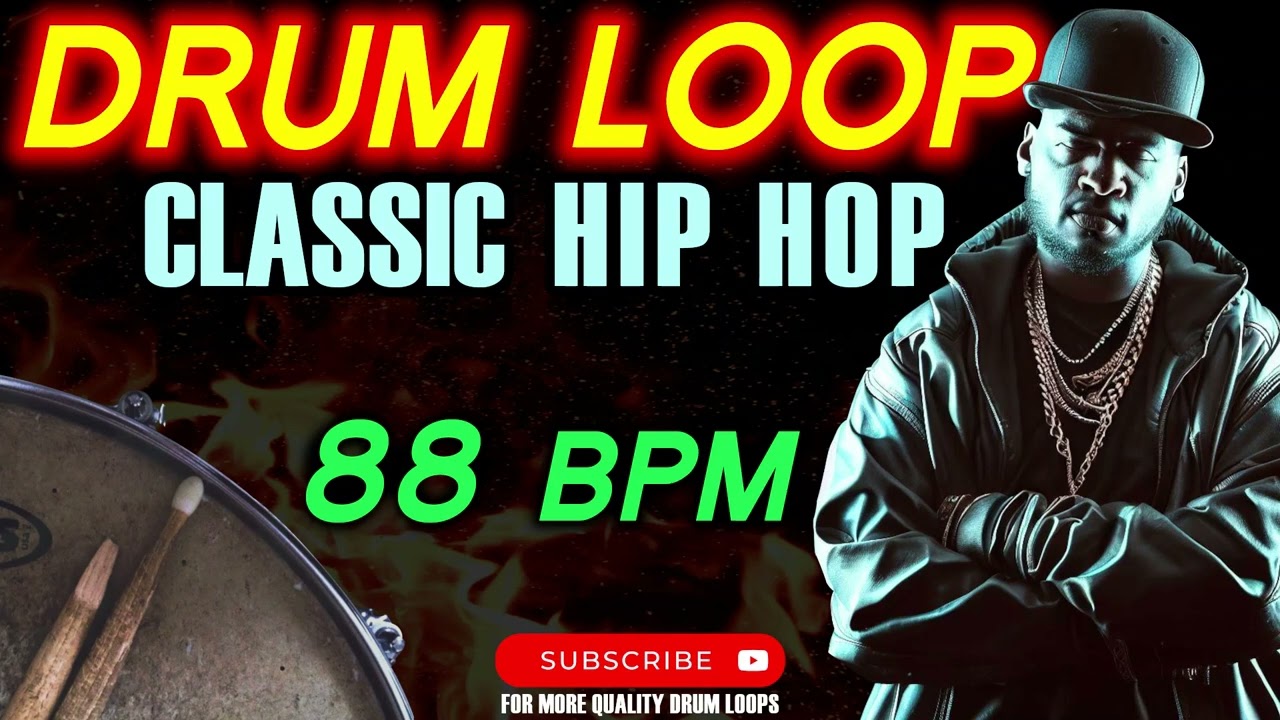 [FREE] Classic Hip Hop Drum Loop | 88 bpm