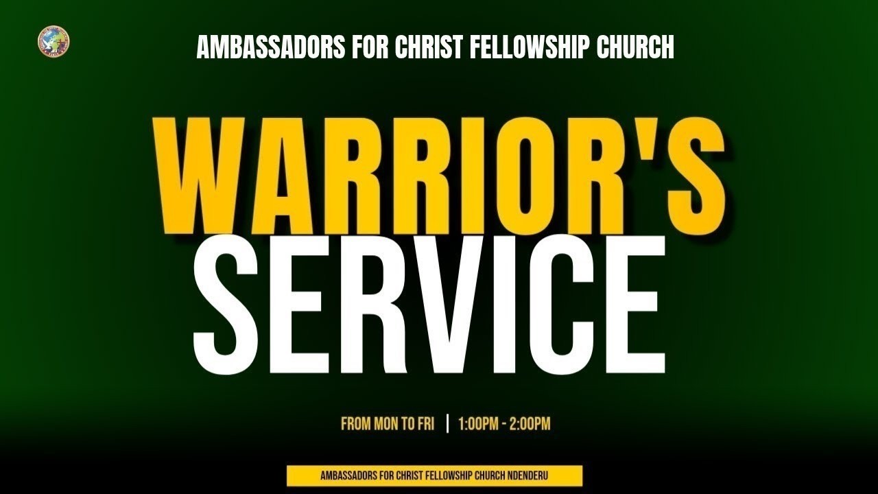 LUNCH HOUR SERVICE  //  ACF NDENDERU  //  16.3.2026