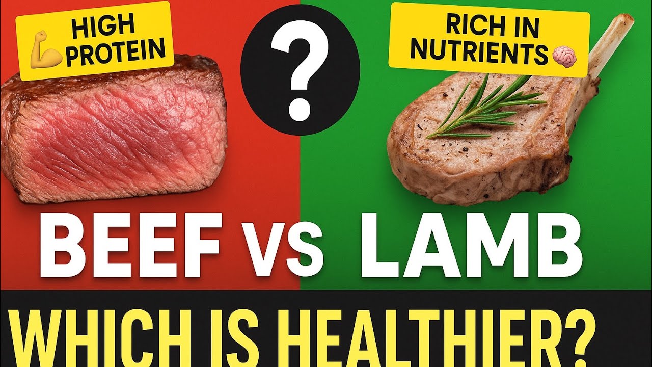 Beef vs Lamb : which is healthier?